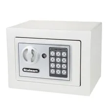 STALWART Digital Security Safe Box for Valuables â€“ Compact Steel Lock Box with