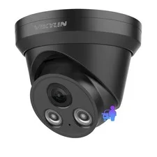 4K 8MP IP PoE AI Camera(Black),Security IP Turret Camera with 98ft EXIR2.0 Ni...