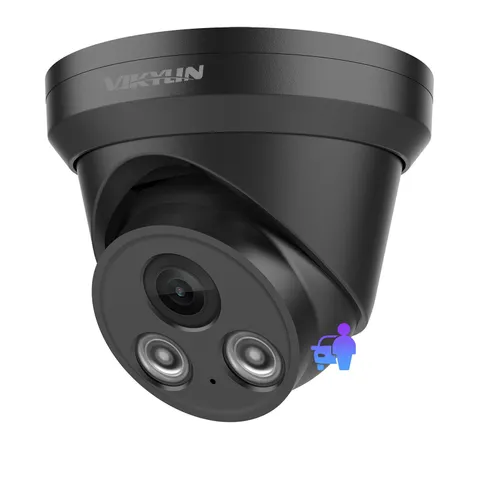 4K 8MP IP PoE AI Camera(Black),Security IP Turret Camera with 98ft EXIR2.0 Ni...