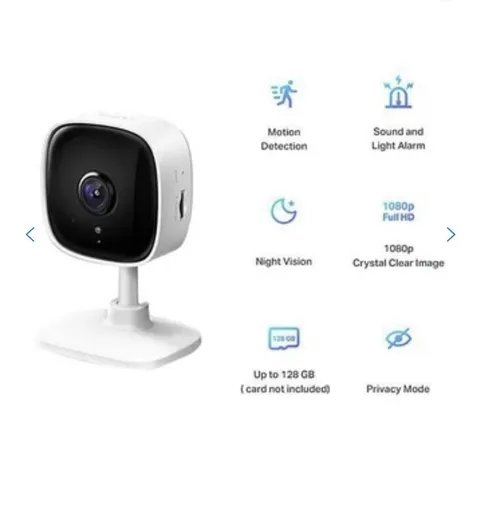 Lot 2 Bundle TP-LINK System Tapo C 100 Indoor/Night Vision Security WiFi Camera