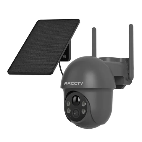 Cameras Wireless Outdoor Solar, 4MP 360° View Battery Powered Outdoor , Night...