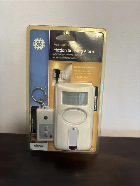 GE Personal Security Motion Sensing 120 dB Alarm / Entry Chime w/ Remote 51207