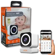 MOBI Connect Indoor Monitoring Camera | Two-Way Audio, 90 Degree Field of Vie...