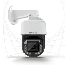 VIKYLIN 4K PTZ Outdoor Camera 8MP IP POE Auto Pale White PTZ-4818 WIPER