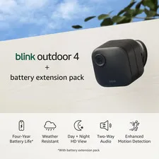 Battery Outdoor 4 + Extension Pack — Four-Year Battery Wireless Smart Security C