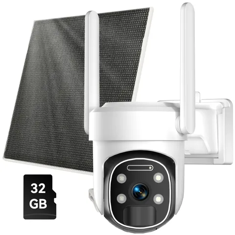 1PACK Solar Camera 4G LTE Wireless Security Camera Outdoor Solar Battery Camera