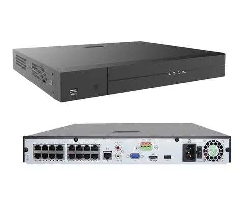 16 Channel 4K PoE Network Video Recorder NVR, 16 Port H.265 NVR Support