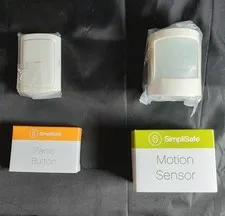 NEW SimpliSafe Motion Sensor 22HGW & Panic Button 1CJXL