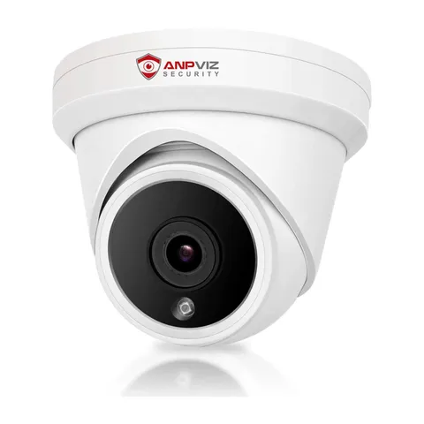 Anpviz 5MP IP PoE Dome Security Camera with Mic/Audio, Turret Camera Outdoor ...