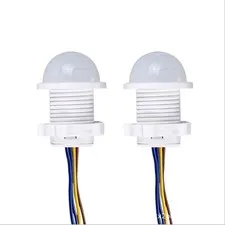 2PCS  PIR Sensor Detector  110V 220V Human Body Infrared Motion Sensor2890