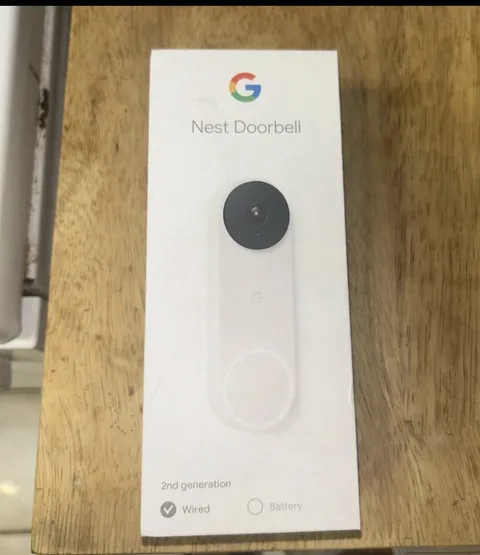 Google Nest VIDEO Doorbell (Wired, 2nd Gen) - Security Camera - Snow