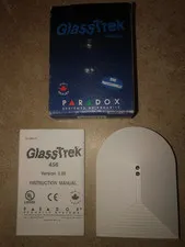 Paradox 456 Glasstrek Glass Break Detector Sensor for Wall or Ceiling White NOS