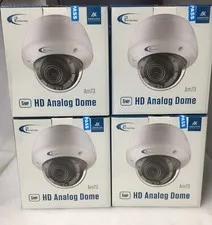 Lot 4 i3 International AM73 Color Cameras W/2.7-13.5mm HD Analog 5MP VandalProof