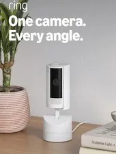 Ring Pan-Tilt Indoor Cam (Newest Mod.), 360° pan coverage HD video, plus Two-Way