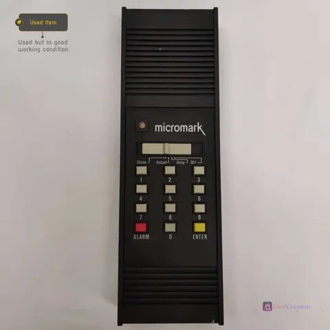 MICROMARK WIRELESS BURGLAR ALARM SECURITY SYSTEM KEYPAD