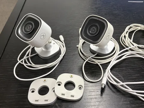 2 Pack Alarm.com ADC-V723 WiFi Security Cameras Indoor Outdoor