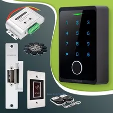 HOMSECUR Weatherproof IP66 APP WIFI Fingerprint PIN Access Control Touch Keypad