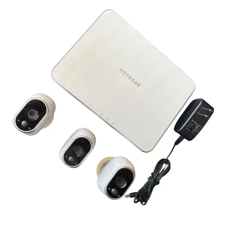 NETGEAR Arlo VMB3000 Base Station with 3 Arlo Wireless Security Cameras