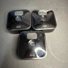 Blink Outdoor 4 BCM00400U Security Cameras Black WiFi Night Vision 3 Pack