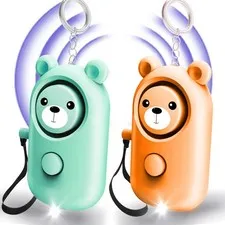 Personal Alarm Keychain Safety for Women, Kids, 130dB Loud Siren, Multi-Funct...
