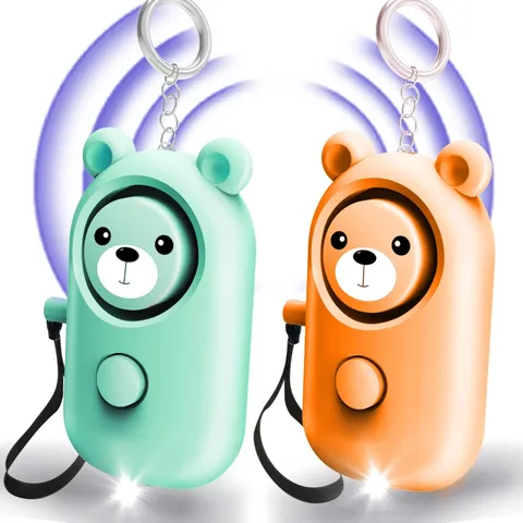 Personal Alarm Keychain Safety for Women, Kids, 130dB Loud Siren, Multi-Funct...
