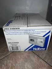 NEW NuTone IMA-4406WH Radio Intercom Master Station w/ Compact Disc Player White