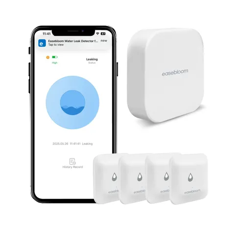 Water Leak Detector for Home  Hub & Mini Water Leak Sensor 4Pack,App Notifica...