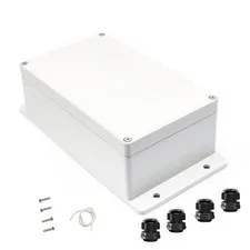 IP65 Weatherproof Junction Box ABS Plastic Electrical Enclosure with black