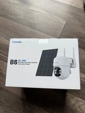 Cinnado B6 2K 3MP Wireless Security Camera With Solar Panel Night Vision PIR Mot