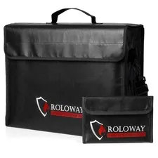 Secure Fireproof Bag for Birth Certificates & Files