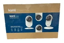 Kami Mini 4-Camera Family Pack - BRAND NEW SEALED - 1080p AI Face Detection