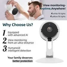Precision-Made User Friendly Stylish HD Artificial Intelligence Security Cameras