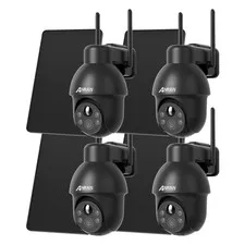 ANRAN WIFI Solar Battery Outdoor3K Wireless Security Camera 2-Way Audio IP66
