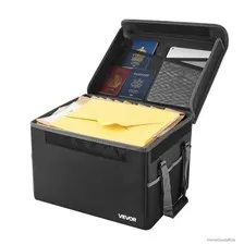Fireproof Document Box Foldable 1832F Heat Insulated Waterproof Portable Home