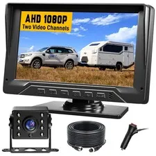 RV Backup Camera Plug and Play, 7'' for Truck Trailer, 1
