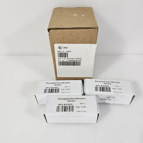 NEW 3 AT&T Wireless Recessed Door Window Sensors SW-ATT-RDW, 41922