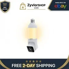 WYZE Bulb Cam Security Camera 2K HD Outdoor Light Bulb Camera
