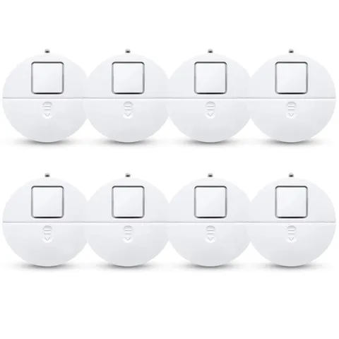 Modern Ultra-Thin Window Alarm with Loud 120dB Sound and Vibration Sensors wi...
