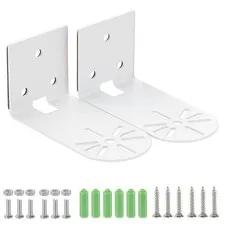 2 PCS Wall Mount Camera Shelf Metal Small Wall Shelf with Adhesive