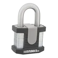 - 50mm Commercial Laminated Steel Keyed Padlock - Solid Steel Body with 1PK