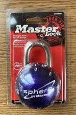 Master Lock Sphero by Master Smooth Spin Combination Lock Padlock 2075DAST NEW