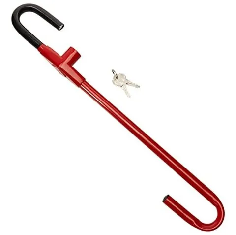  The Club CL303 Pedal to Steering Wheel Lock, Red, 5.25 Inch 