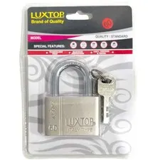 Padlock LUXTOP Heavy Duty Lock Mechanism Italy Type Anti-Rusty Secure