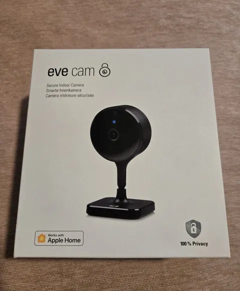 Eve Cam Secure Indoor Camera 1080p HomeKit New Apple Home