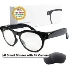 Lentes con Camara Espia Escondida Oculta Espejuelos Espias Grabador Escondida