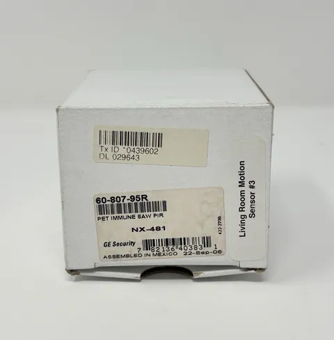 GE Interlogix 60-807-95R Indoor Wireless Pet Immune SAW PIR Motion Sensor NEW