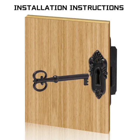 2PCS Decorative Locks Cabinets Vintage Lock Jewelry Box Cabinet Door Locker New