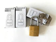 Master Lock 5141 Padlock - Key Alike - Qty 3