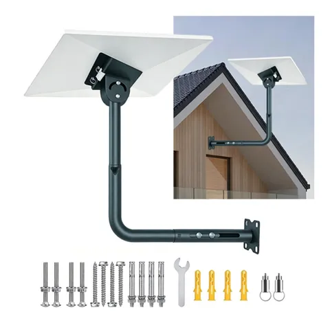 Starlink Mount for Standard Gen 3/4/4X, Adjustable Telescoping Steel Wall Mou...