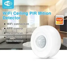 Tuya WiFi Smart PIR Motion Sensor, Infrared Human Detector with APP Remote Alarm